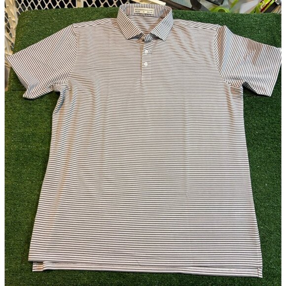 Cleveland Cavaliers polo mens XL white gray Holderness & Bourne lighweight NBA - Picture 2 of 13